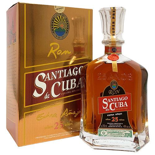 Santiago de Cuba Ron Extra Anejo 25 år