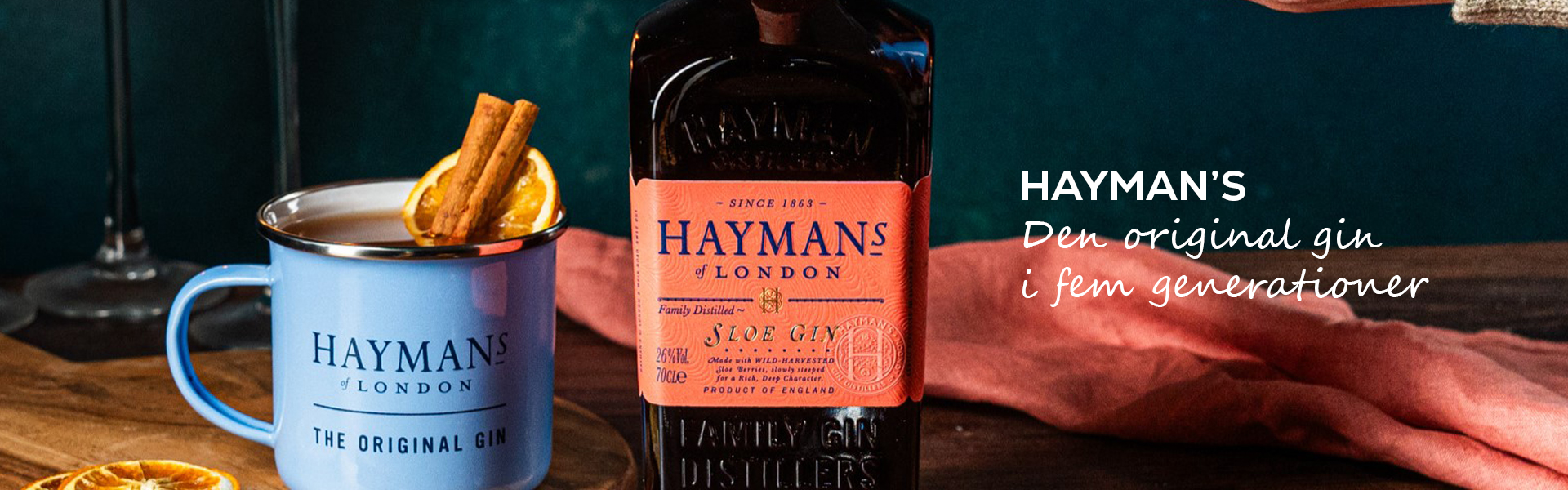 Slider Hayman's Gin