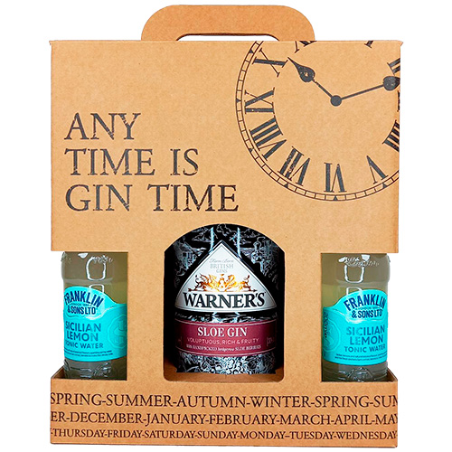 Gin Time - Warner Sloe Gin & 4 x Lemon Tonic