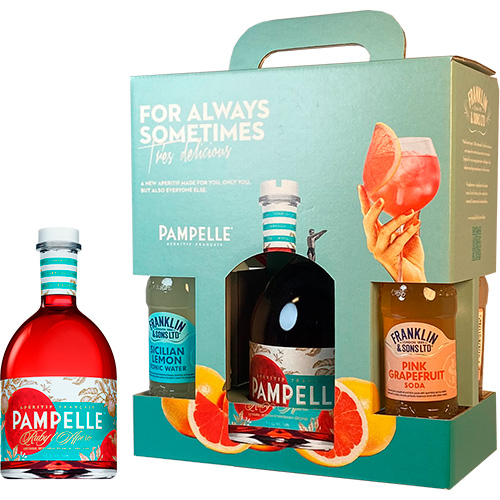 Pampelle Ruby Lapero Giftbox med 4 Tonic