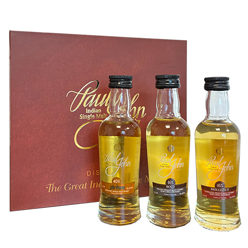 Paul John Miniature Box - 3x5cl Nirv-Bril-Bold