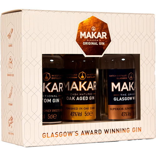 Makar Gin - Gaveæske 3 x 5cl