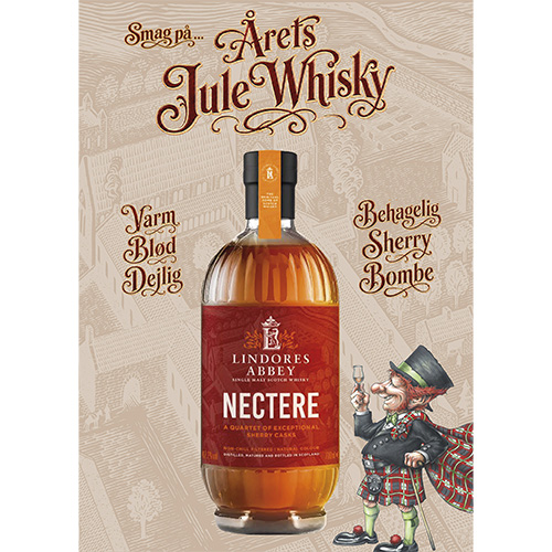 Plakat 50x70 - Lindores Nectere Sherry S/Malt Scotch Whisky