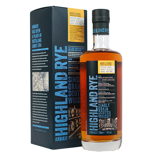 Arbikie Highland Rye Single Grain Scotch Whisky 