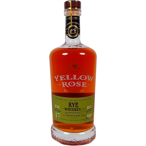 Yellow Rose Texas Rye Whiskey
