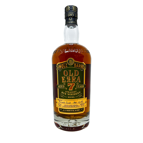 Ezra Brooks Old 7 Year Straight Rye Whiskey Mac Y Signature